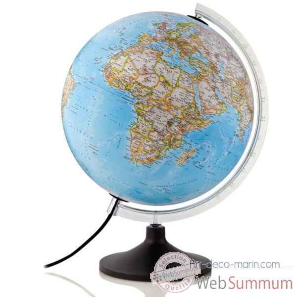 Globe 42/50cm 360 degrés Globe tournant Globe Globe Globe Globe Cadeaux  personnalisés Accueil Décoration Bureau Artisanat globe terrestre (Color 